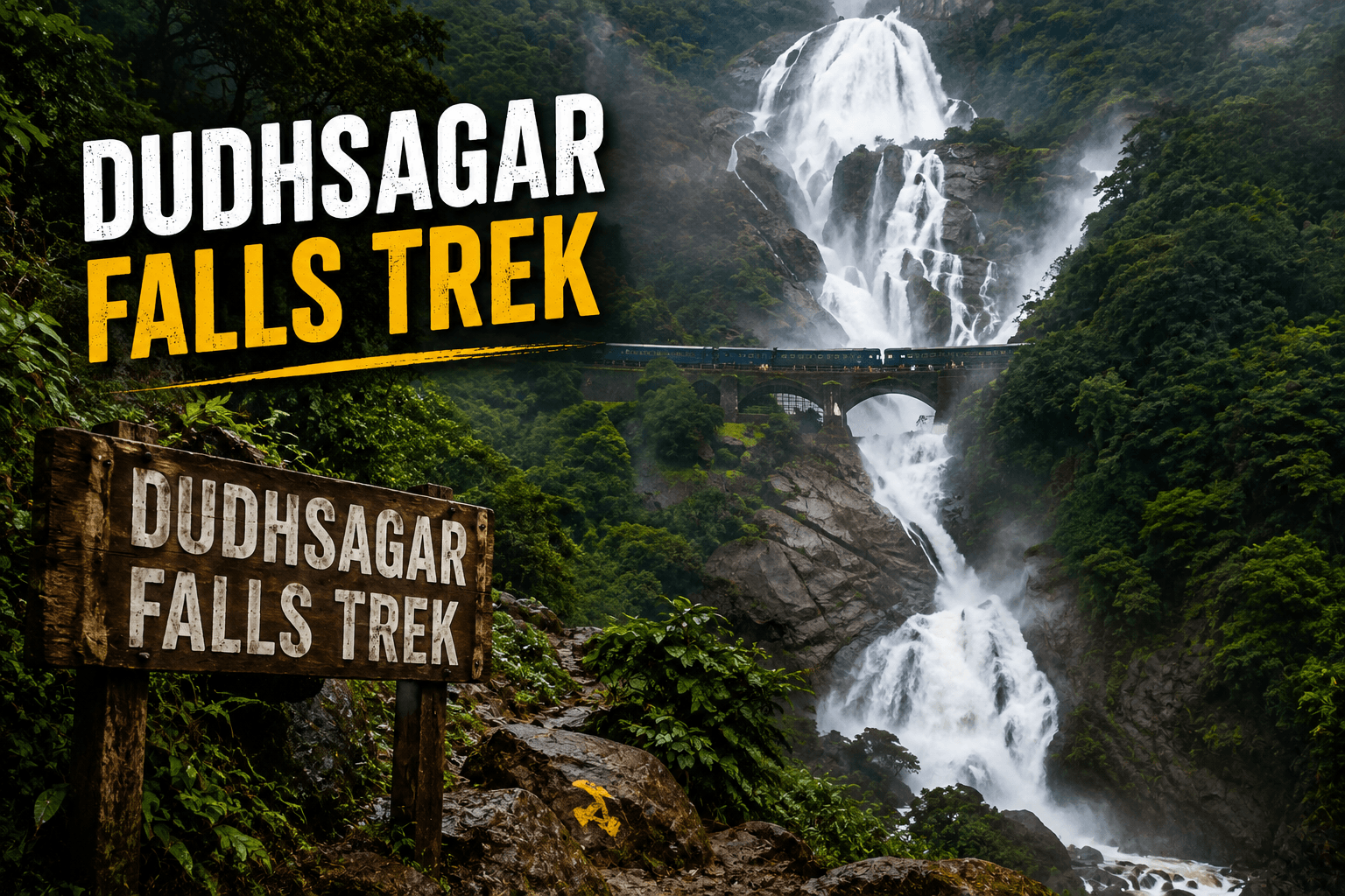 Dudhsagar Falls Trek, 2025